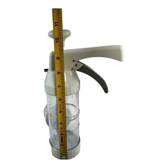 The Pampered Chef Cookie Press With Discs Accessories Set 1525 White - Picture 4 of 5